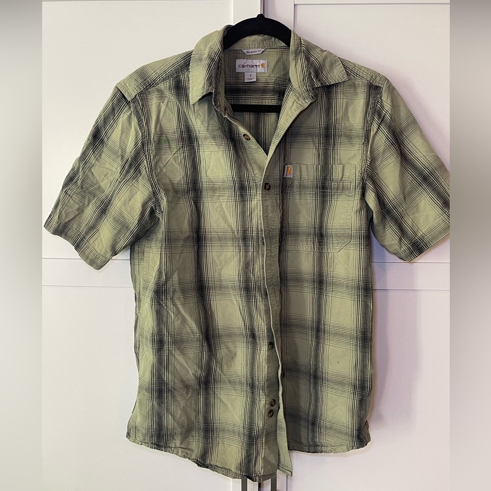 Carhartt Plaid Casual Button Down Shirt